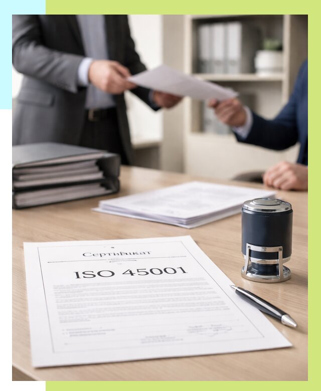 Сертификат ISO 45001 в Сатке под ключ от 46548 р. | Сертэкс